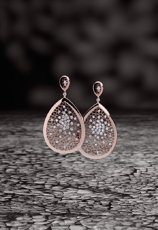 06-crivelli-gioielli-orecchini-oro-rosso-diamanti Orecchini in oro rosa con diamanti | Crivelli Official